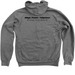 Classic CCR Logo, a Deep Heather Zip Up Hoodie (back-view)
