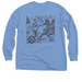 Dunstan and the Devil, a Carolina Blue Classic Long Sleeve Tee