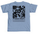 Protect the Chesapeake, a Washed Denim Comfort Colors Unisex Tee (back-view)