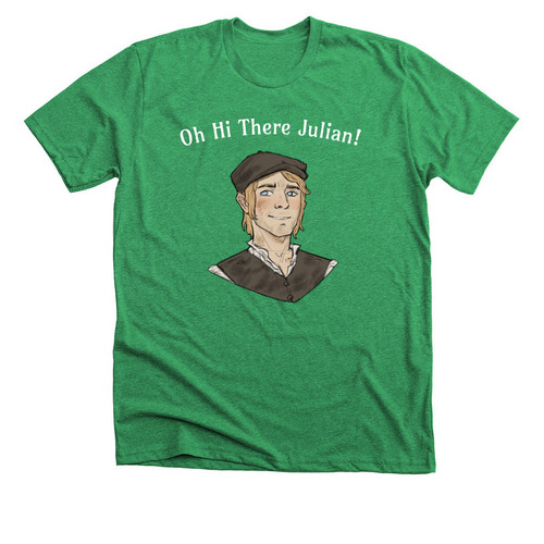 Oh Hi There Julian!, a Heather Kelly Premium Unisex Tee