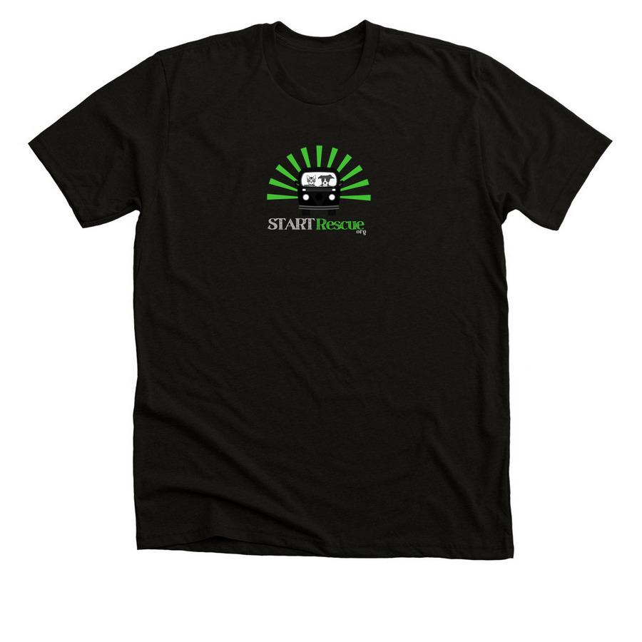 START Classic Sun, a Black Heather Premium Unisex Tee