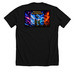 Native Elementz Shirt [Image on Back], a Solid Black Blend Premium Unisex Tee (back-view)