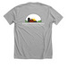 Classic School Spirit Shirts, a Athletic Heather Premium Unisex Tee (back-view)