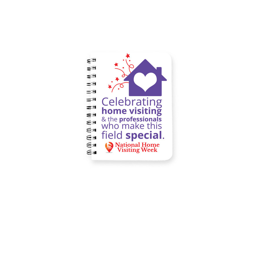NHVW Notebook, a White Spiral Notebook