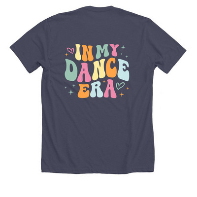 In My Dance Era-Limited Edition, a Heather Midnight Navy Premium Unisex Tee