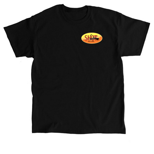 Sunset Logo, a Black Classic Unisex Tee