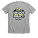 The Do Good Project&nbsp;, a Athletic Heather Premium Unisex Tee (back-view)