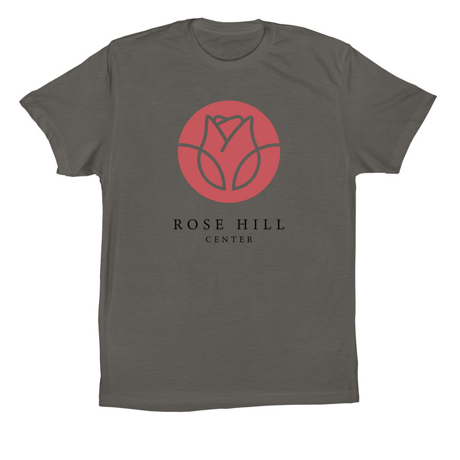 Rose Hill Logo T-Shirt, a Asphalt Premium Cotton Tee
