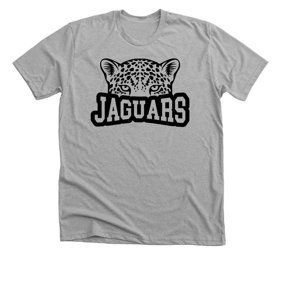 Peeking Jaguar, a Athletic Heather Premium Unisex Tee