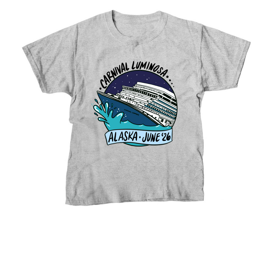 Luminosa Cruise Alaska June '26, a Sport Grey Youth Unisex Tee