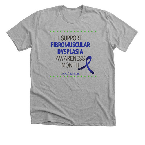 May is FMD Awareness Month, a Athletic Heather Premium Unisex Tee