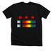DC Progress Pride Flag, a Solid Black Blend Premium Unisex Tee
