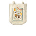 Golden Primates Tote, a Natural Over-the-Shoulder Shopping Tote Bag