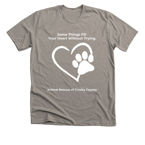 Heart & Paw, a Heather Stone Premium Unisex Tee