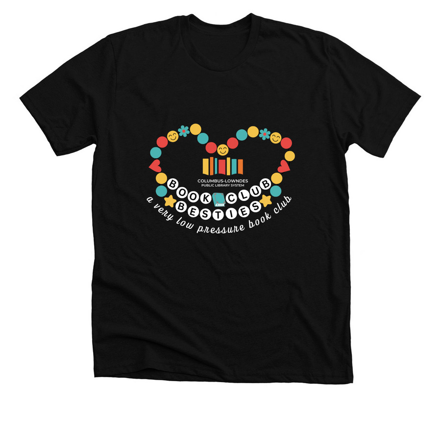 Low Pressure Book Club, a Solid Black Blend Premium Unisex Tee