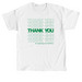 Thank you Library T-Shirt, a White Classic Unisex Tee