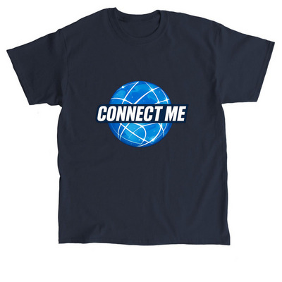 Connect Me Tutoring Official Merch, a Navy Classic Unisex Tee