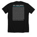 Tribal Museums, a Solid Black Blend Premium Unisex Tee (back-view)