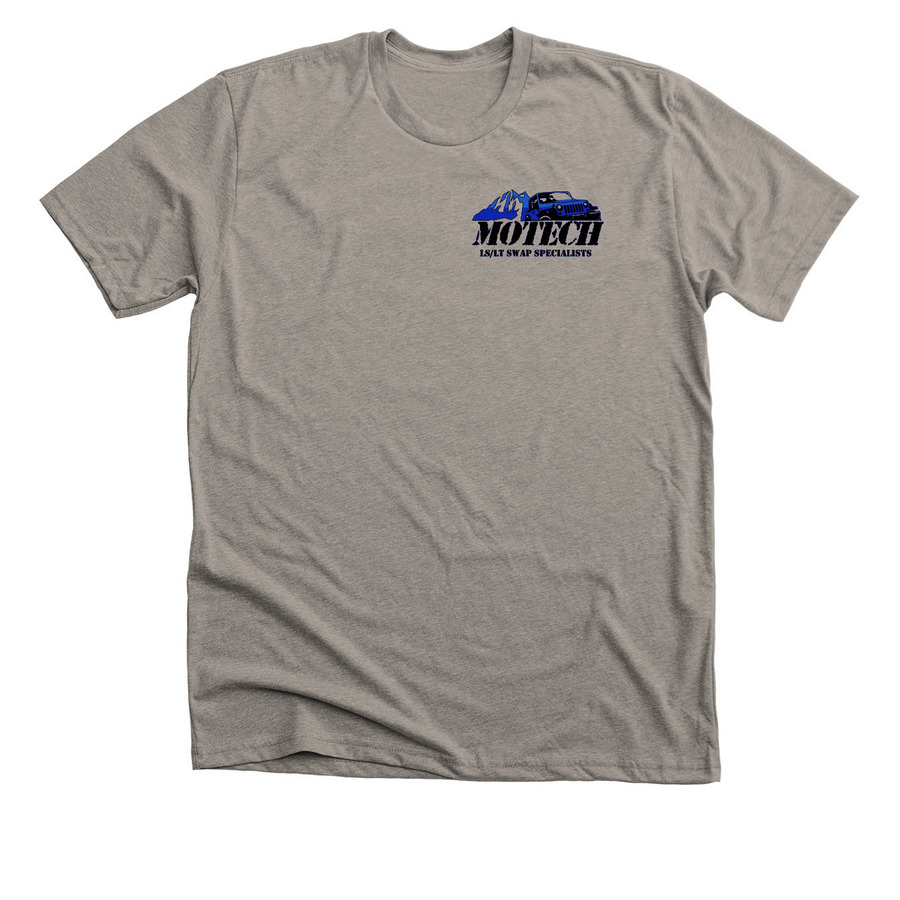 MoTech Logo, a Heather Stone Premium Unisex Tee