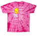 SC 10u All Stars Home Dark / Pink 2, a Pink Classic Tie Dye Tee (back-view)