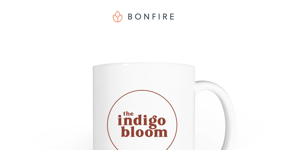 The Indigo Bloom Mug