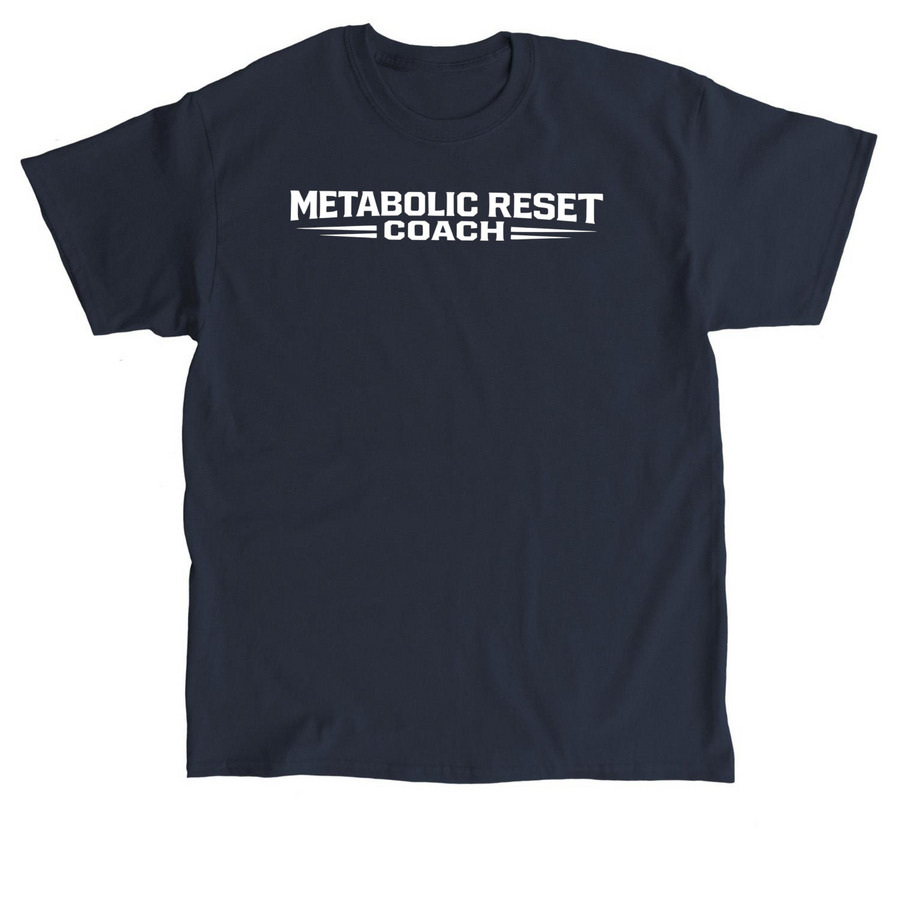 Metabolic Reset Nutrition Label Tee&nbsp;, a Navy Classic Unisex Tee
