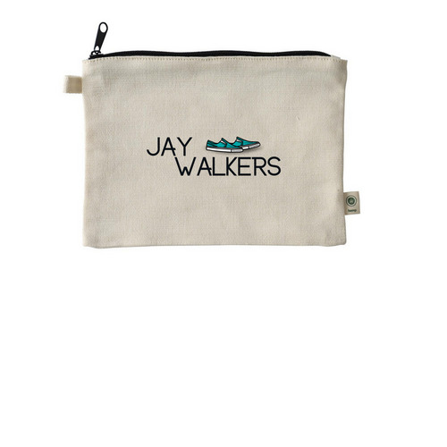 Jay Walkers Pouch - light, a Natural 9"x7" Hemp Blend Pouch