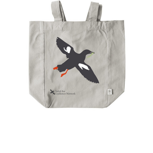 SSGN Bird Tote, a Natural Recycled Cotton Tote Bag