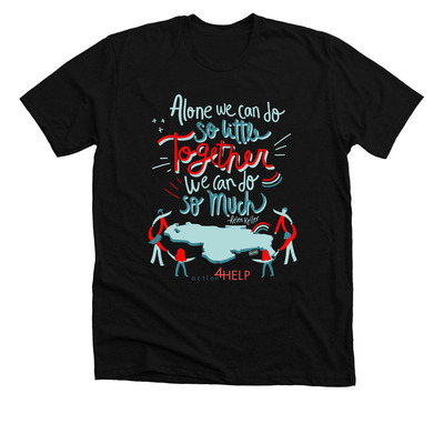Paopao T-shirt, a Solid Black Blend Premium Unisex Tee