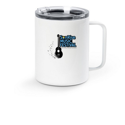 SonRise Tumbler, a White Stainless Steel Travel Mug