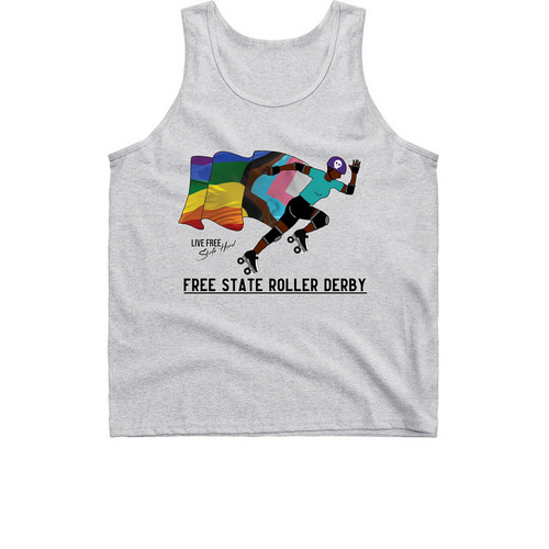 Pride Flag-4, a Sport Grey Classic Unisex Tank Top