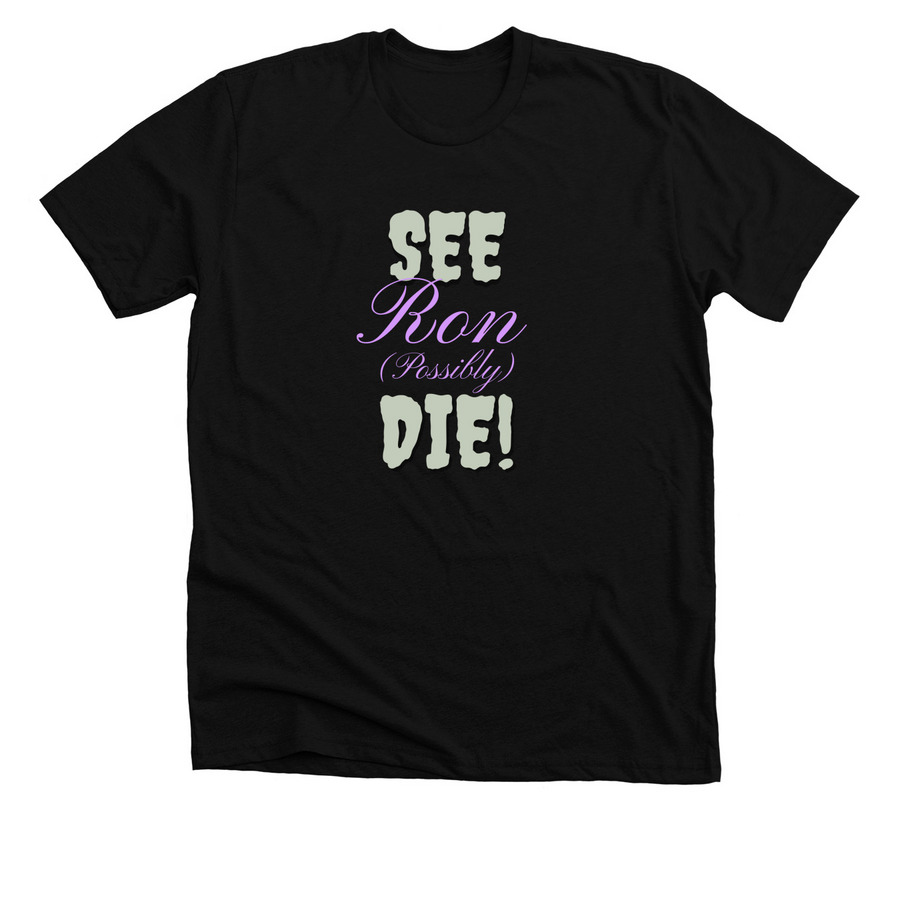 The Faygoing, a Solid Black Blend Premium Unisex Tee