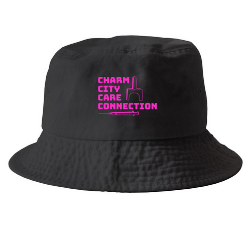 Bucket Hat&nbsp;? Black, a Black Printed Bucket Hat