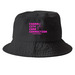 Bucket Hat&nbsp;? Black, a Black Printed Bucket Hat