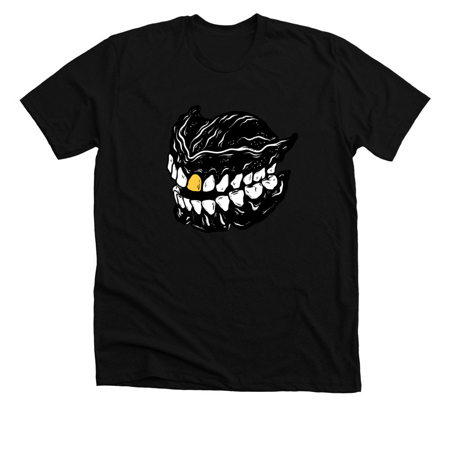 BLACK GOLDIE, a Solid Black Blend Premium Unisex Tee