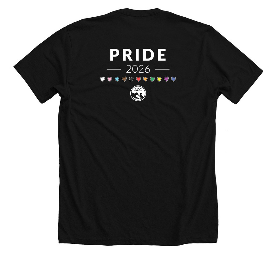 Boroughbred Pride 2026, a Solid Black Blend Premium Unisex Tee (back-view)