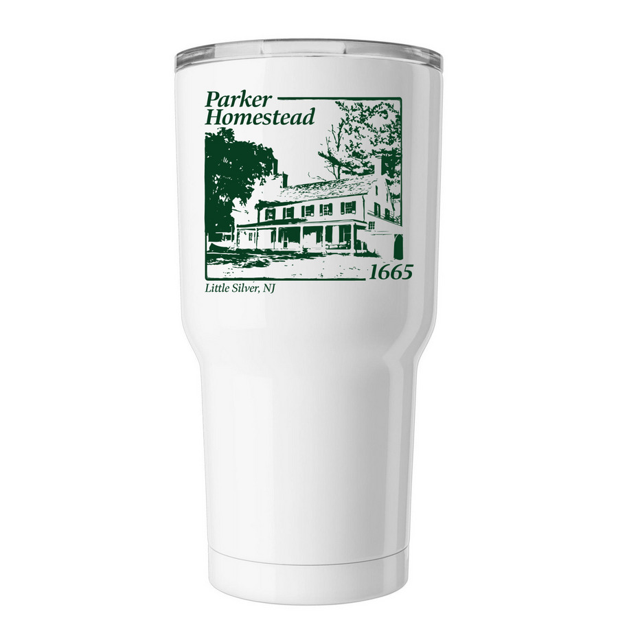 Parker Homestead Insulated Tumbler, a White Insulated Tumbler
