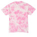 Raccoon Appreciation Day, a Bright Pink Crystal Tie Dye Tee (back-view)