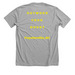 Da Ville Athletetics, a Athletic Heather Premium Unisex Tee (back-view)