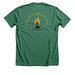 Pharos Theater, a Heather Grass Green Premium Unisex Tee (back-view)