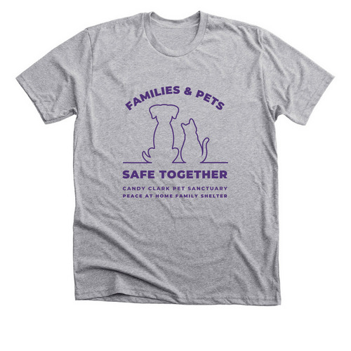 Candy Clark Pet Sanctuary T-Shirt - Light, a Athletic Heather Premium Unisex Tee