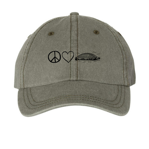 Bridge line-art cap