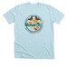 Monarch Butterfly Garden Flower Power, a Heather Ice Blue Premium Unisex Tee