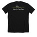 Nora's Fan Club, a Solid Black Blend Premium Unisex Tee (back-view)