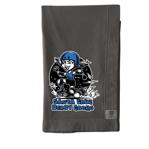 Santa Cruz Derby Groms - Blanket, a Pepper Comfort Colors Blanket