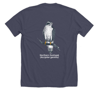 Conserving Pennsylvania's Goshawks, a Heather Midnight Navy Premium Unisex Tee
