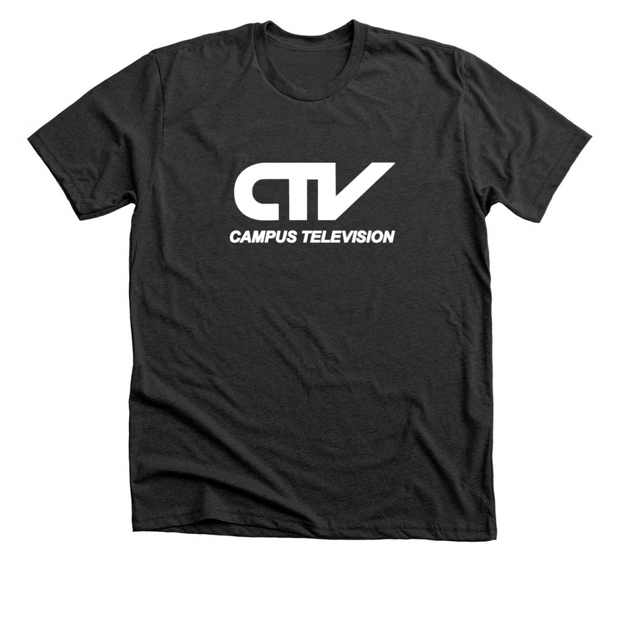 CTV Classic Logo, a Dark Grey Heather Premium Unisex Tee