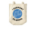 La Familia Tote Bag, a Natural Over-the-Shoulder Shopping Tote Bag