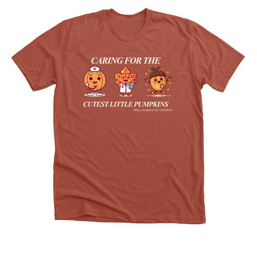 LITTLE PUMPKINS, a Heather Clay Premium Unisex Tee
