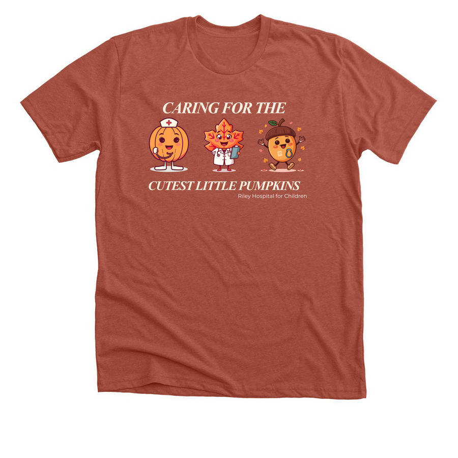 LITTLE PUMPKINS, a Heather Clay Premium Unisex Tee